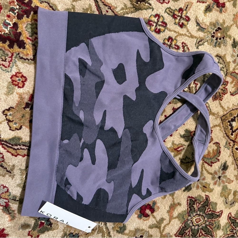 Koral Grey Camo‎ Sports Bra NWT - Picture 2 of 6